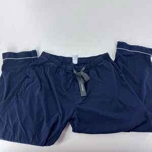 David Archy Navy Blue‎ Men's Pajama Pants